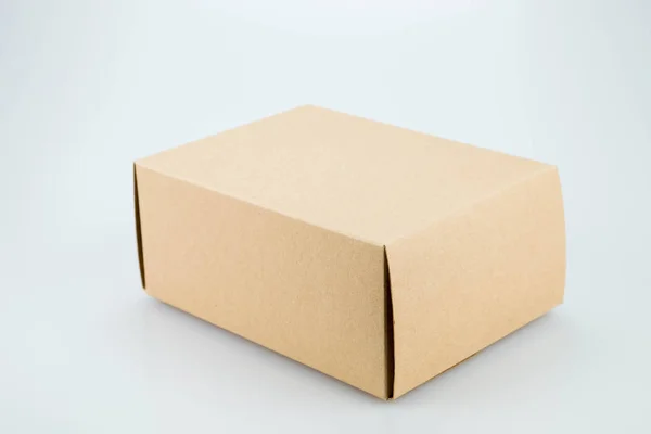 Box on white background — Stock Photo, Image