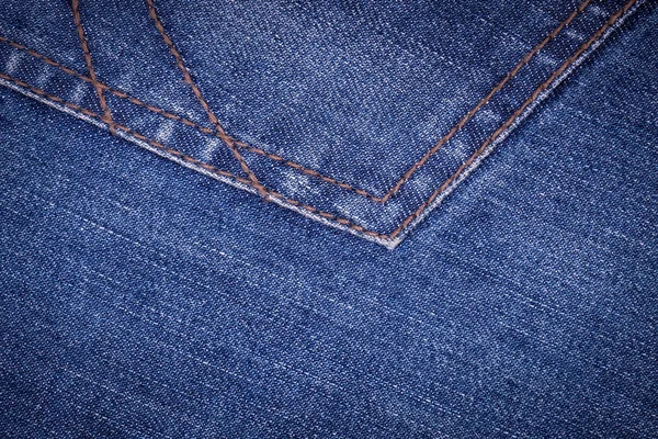 Textura de fundo jeans azul — Fotografia de Stock