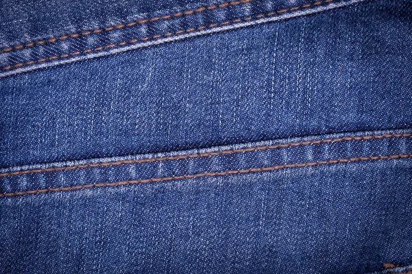 Textur av blå jeans bakgrund — Stockfoto