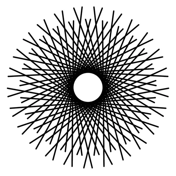 Formes géométriques abstraites, fractale ondulée futuriste de l'étoile et c — Photo