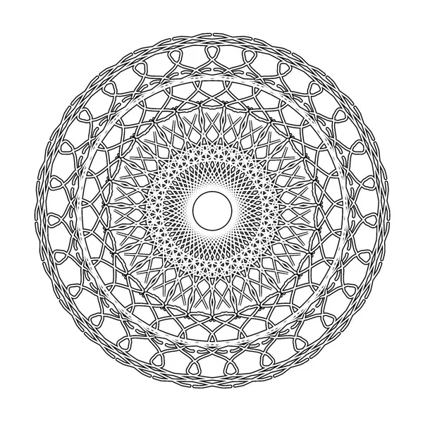 Formas geométricas abstractas, fractal ondulado futurista de estrella y c — Foto de Stock