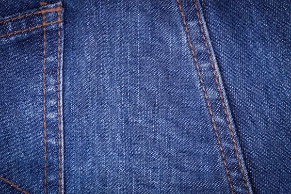 Tekstur latar belakang jeans biru — Stok Foto