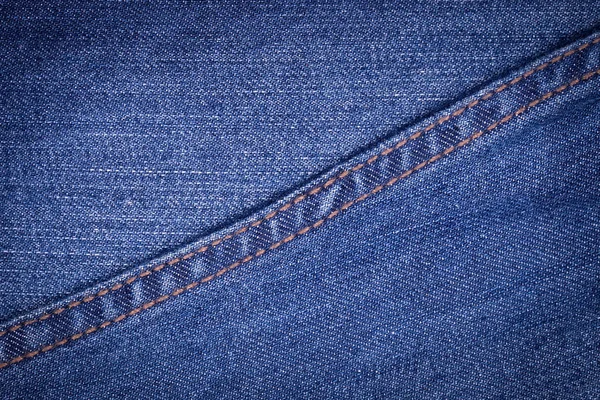 Textur av blå jeans bakgrund — Stockfoto