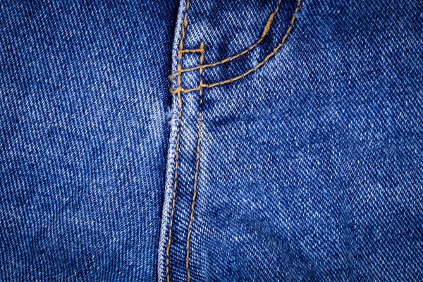 Textur av blå jeans bakgrund — Stockfoto