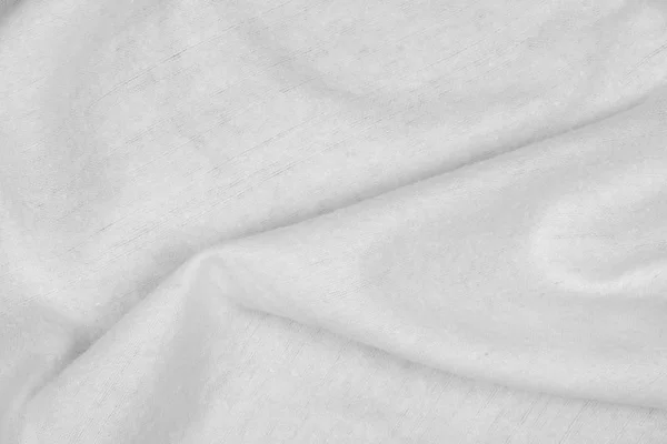 Witte stof doek achtergrondstructuur — Stockfoto