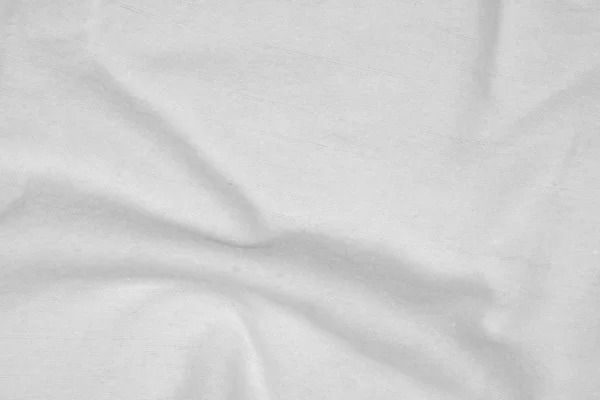 Текстура білої тканини тканини фону — стокове фото