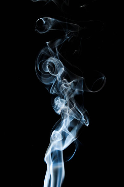 Abstract background smoke curves and wave