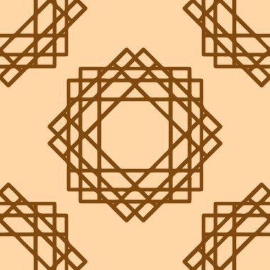 Vektör oryantal mandala, etnik doodle mandala c ile çizilmiş