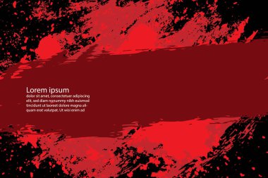 Grunge tarzı kan uyarıları ile Halloween arka plan