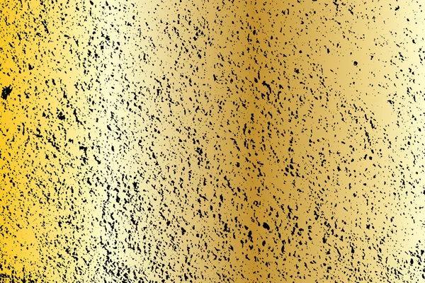 Textura de fondo grunge oro pintado arañado .vector ilustración para el diseño — Archivo Imágenes Vectoriales