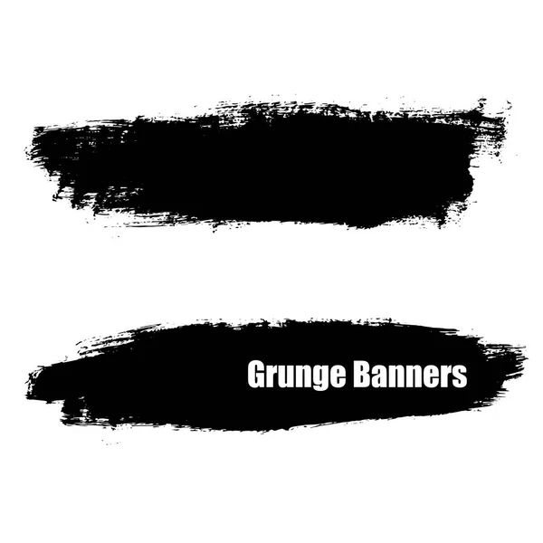 Vektor-Vorlage Set von Grunge-Bannern abstrakte Hintergründe für die Förderung — Stockvektor