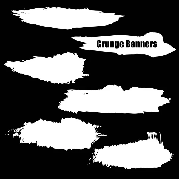 Zestaw szablon wektor grunge banery streszczenie tło dla promocji — Wektor stockowy