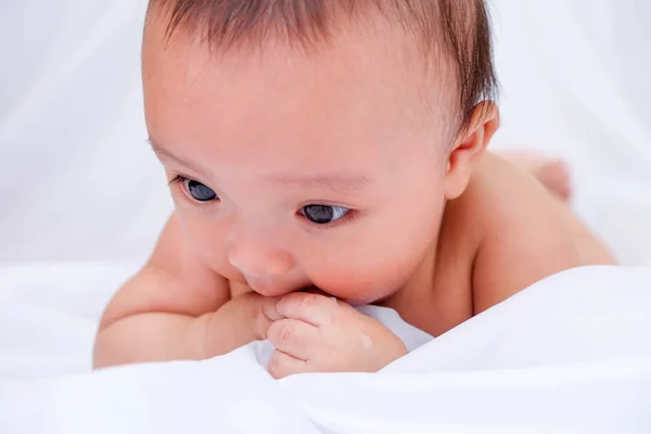 Portrait of adorable baby boy  asia thailand — Stock Photo, Image