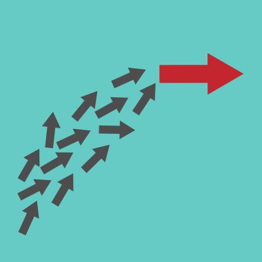 Liderlik, başarı, ekip çalışması, yönetim, patron, motivasyon ve iş kavramı.