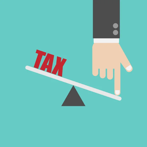 所得と税分散ビジネス コンセプト. — ストックベクタ