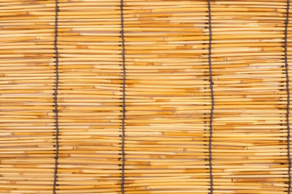 Holz Bambusmatte Textur abstrakten Hintergrund. — Stockfoto