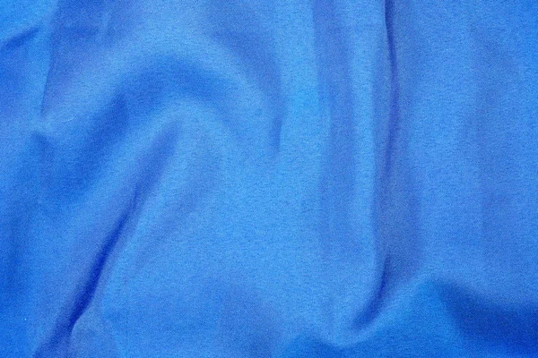 Tekstur latar belakang kain biru — Stok Foto