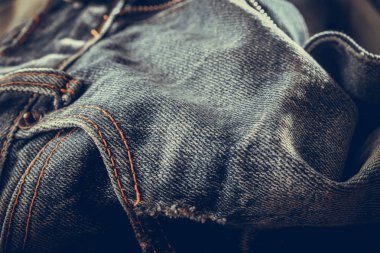 Mavi jeans filtre etkisi retro vintage tarzı ile arka plan doku