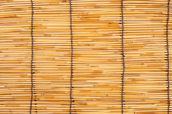 Holz Bambusmatte Textur abstrakten Hintergrund. — Stockfoto