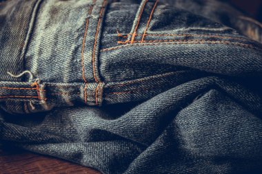 Mavi jeans filtre etkisi retro vintage tarzı ile arka plan doku