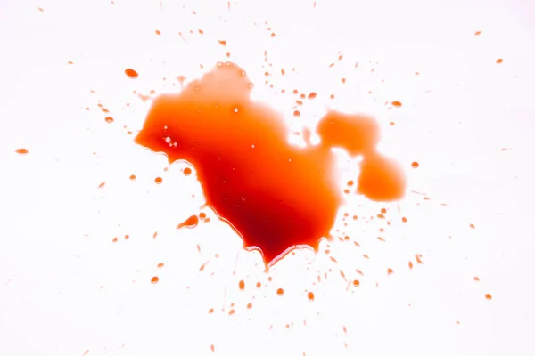 Blood stains on a white background — Stock Photo, Image