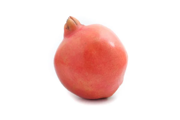 Fruta de granada madura sobre fondo blanco —  Fotos de Stock