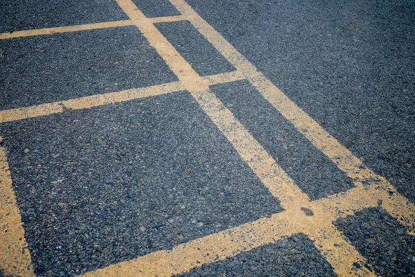 Achtergrond textuur lijn op asfaltweg — Stockfoto