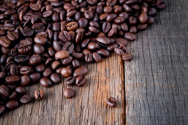 Brun kaffebönan bakgrund — Stockfoto