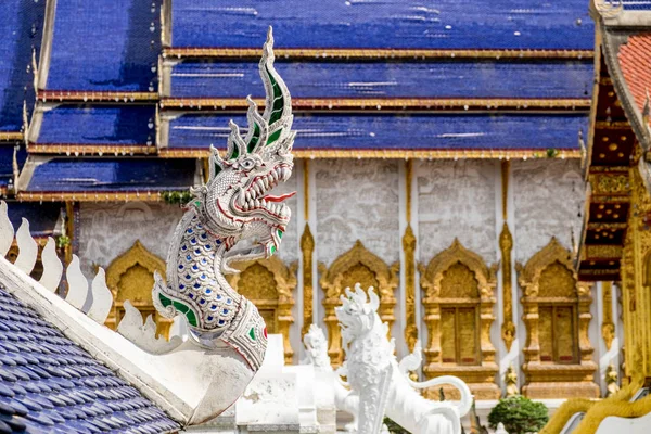 Ban Den temple is a Thai temple which is located in the northern — Stock Photo, Image