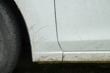 Oto yıkama kirli Car.Concept fotoğrafı