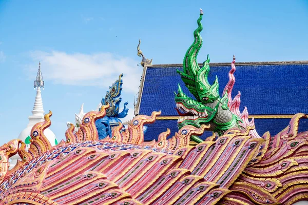 Templo de Ban Den es un templo tailandés que se encuentra en el norte — Foto de Stock