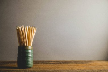 Tablo filtre etkisi retro vintage tarzı eğitim kalem kavramı