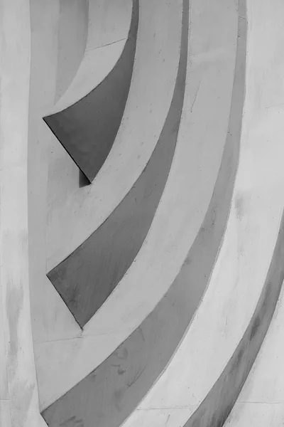 Abstract lines on architecture. modern architecture detail. Refined fragment of contemporary office interior / public building.