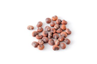 Beyaz arka plan üzerinde izole baobab tohumları