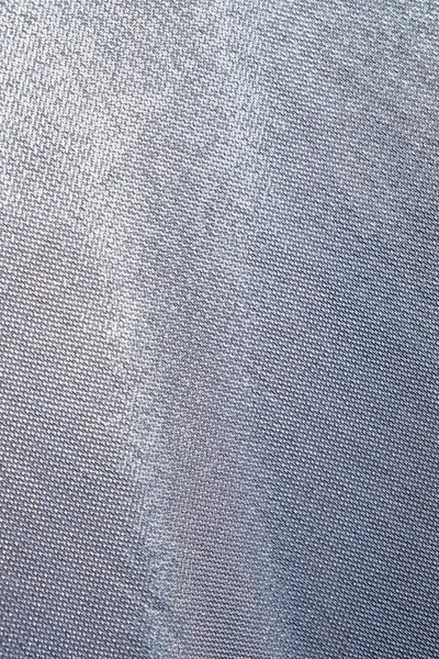 光滑优雅的灰色丝绸面料布背景纹理 — 图库照片