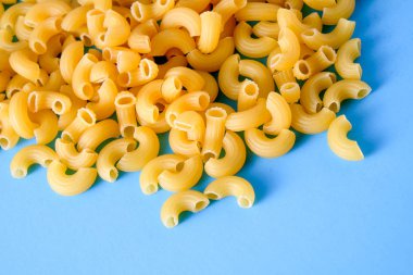 İtalyan yemek pişmemiş makarna yemek yemek için un yapılan