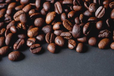 Filtre etkisi retro vintage ile popüler içecek kahve çekirdekleri