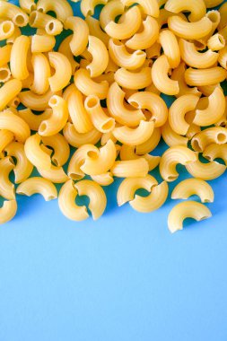 İtalyan yemek pişmemiş makarna yemek yemek için un yapılan