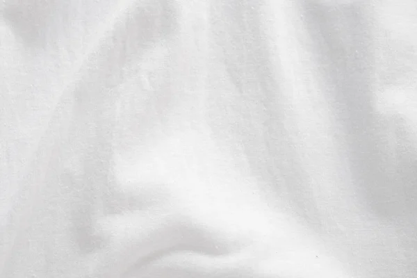 Текстура білої тканини тканини фону — стокове фото
