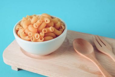 İtalyan yemek pişmemiş makarna yemek yemek için un yapılan