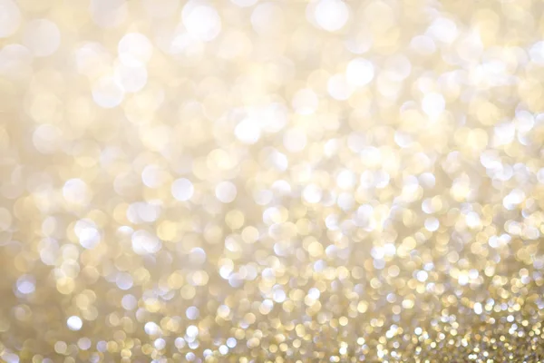 Gold abstrakt Weihnachten funkelte hell Hintergrund mit Bokeh de — Stockfoto