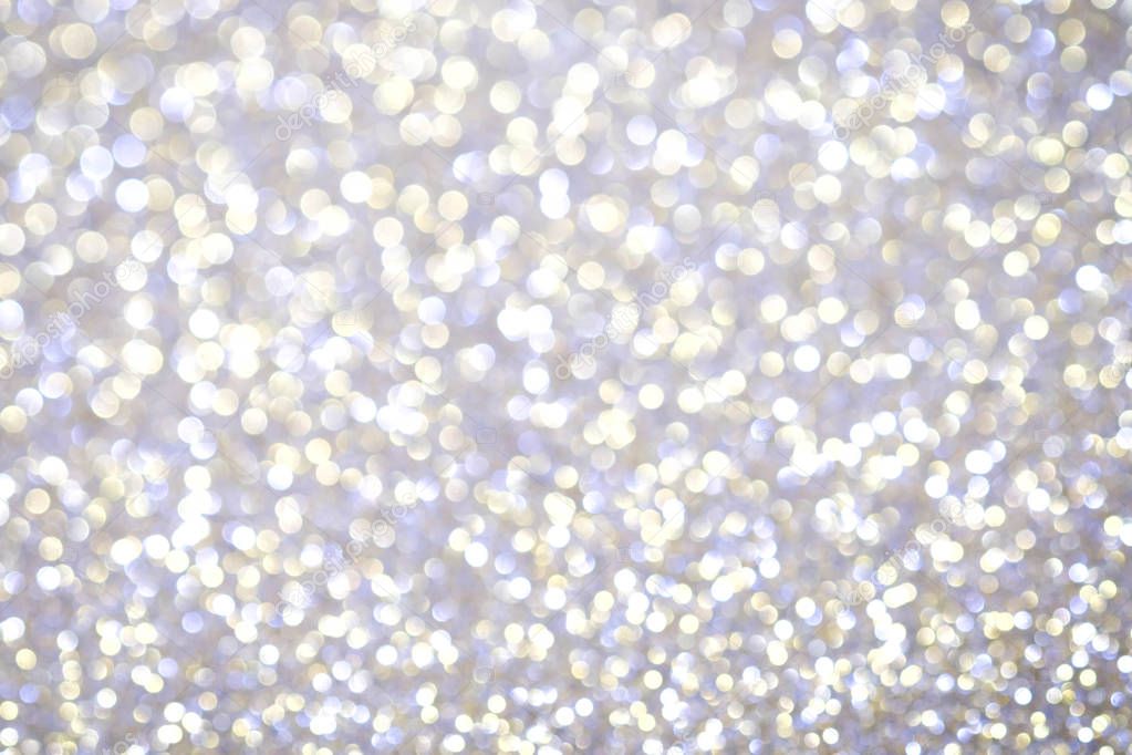 Abstract Christmas twinkled bright background with bokeh defocus