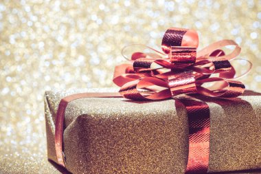 hediye kutusu için Noel ve mutlu yeni yıl filtre efekti ile ret