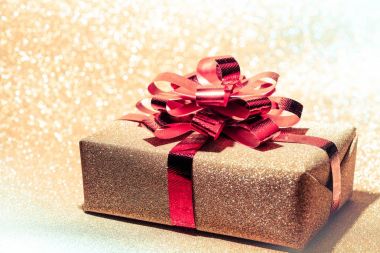 hediye kutusu için Noel ve mutlu yeni yıl filtre efekti ile ret