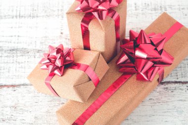 hediye kutusu için Noel ve mutlu yeni yıl filtre efekti ile ret