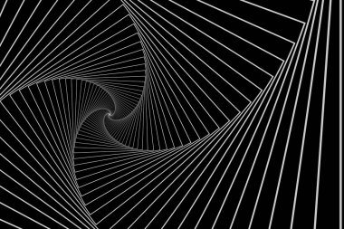 Siyah ve beyaz soyut geometrik kübik doku arka plan. Vektör çizim