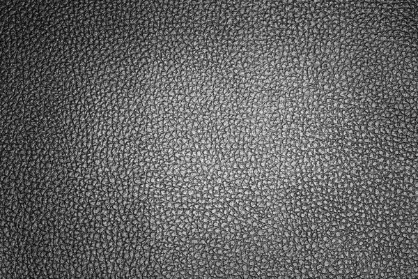 ソファの黒革テクスチャ背景 — ストック写真