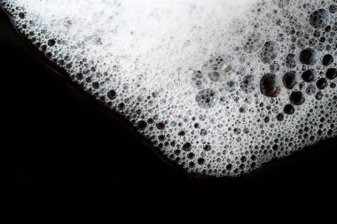 Arka plan beyaz sabunlu köpük doku. Şampuan köpük ile 