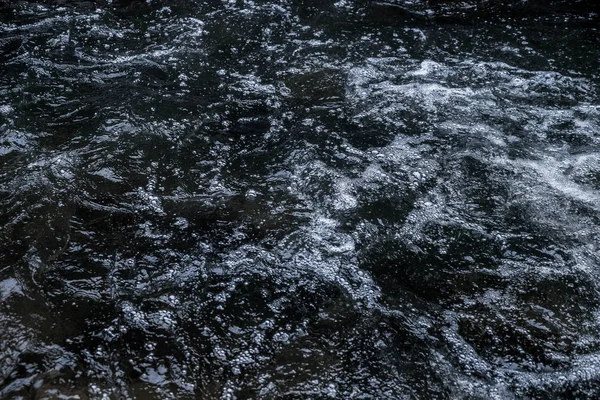 Abstrakcja ciemny niebieski wodospad fala wody teksturę tła — Zdjęcie stockowe