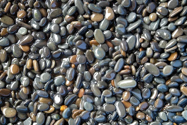 Аннотация Background Texture Colorful Sea Stones Water Top View — стоковое фото